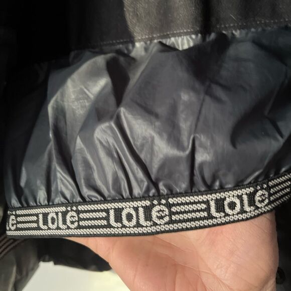 Lole Live Out Loud Every Day black hooded puffer jacket, NWOT, excellent shape,L - Picture 15 of 16